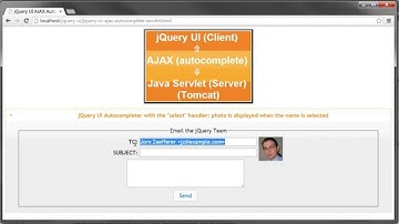 jQuery UI Ajax Autocomplete + Java Servlet