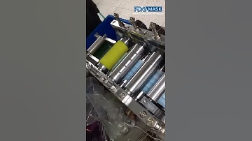 Nose core support bridge clip bar testing video on mask making machine