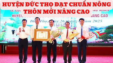 Lễ công bố đạt chuẩn nông thôn mới nâng cao - Đức Thọ bước lên tầm cao