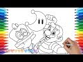 How to Draw Mario Odyssey, Super Mario #12 | Drawing Coloring Pages for Kids