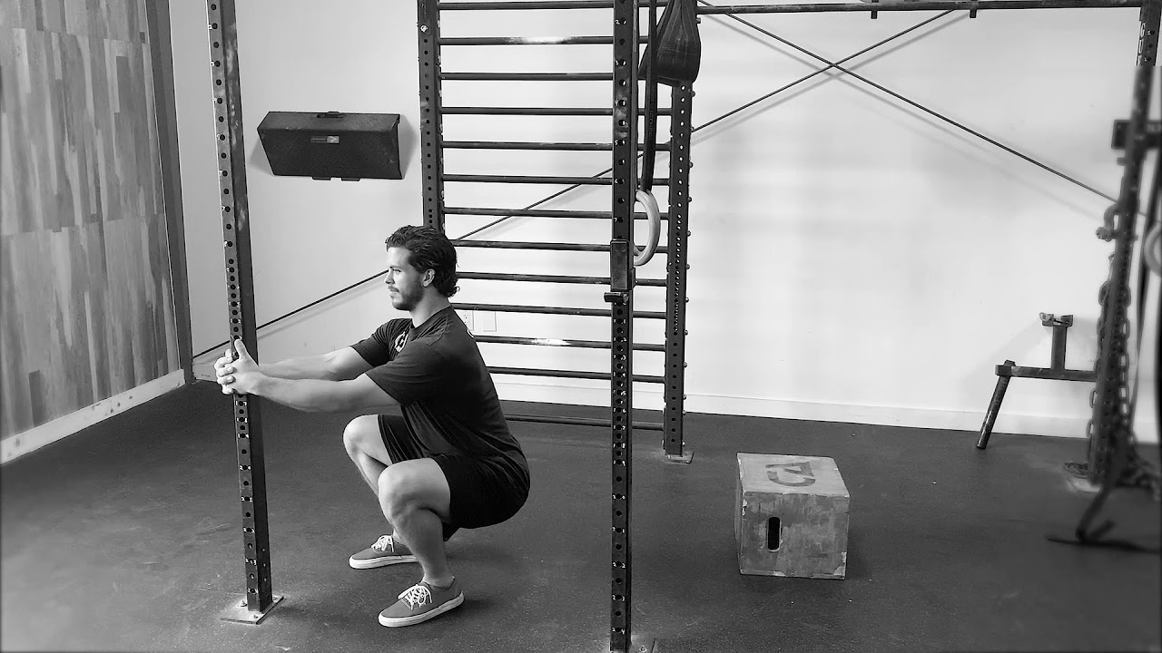Lacrosse Ball Behind Knee Squat YouTube