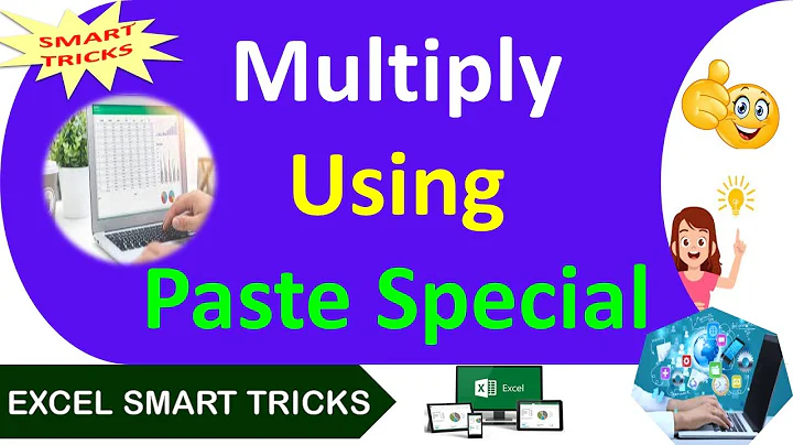 Multiply Using Paste Special Through Excel Tricks - #exceltricks
