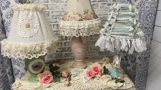 How to Shabby Chic Lamp Makeovers