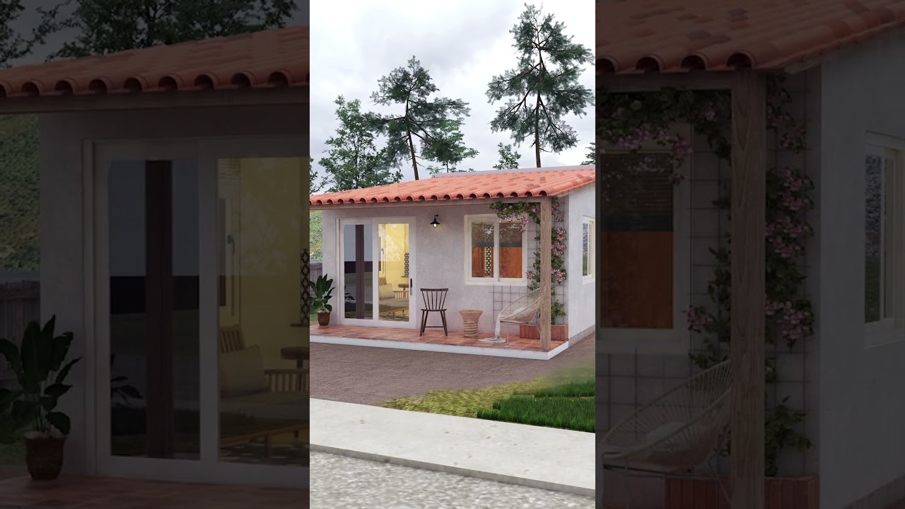 👆🏻  Click above to watch full Video Small House Design  5 x 5 Meters ( 25 Sqm )