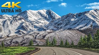 Scenic Highway 395 Sierra Nevada Mountain Drive California to Reno 4K