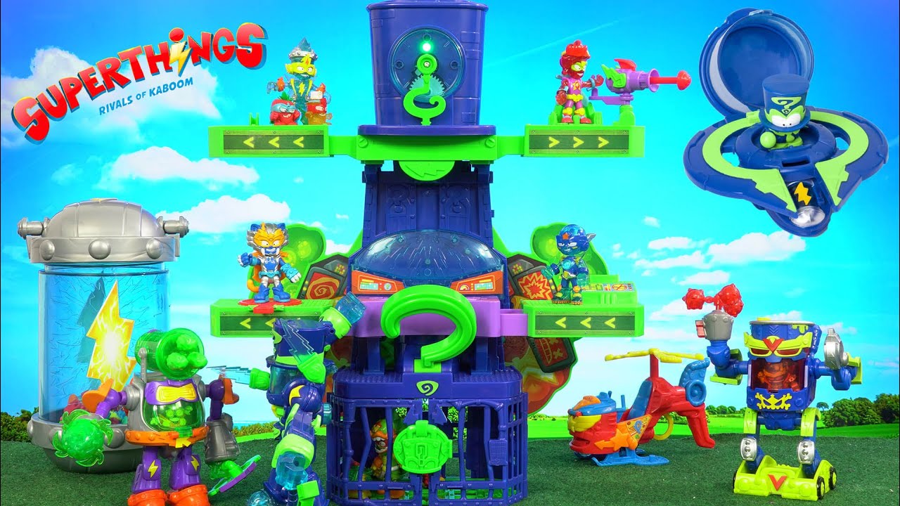 SuperThings NOWOŚĆ! Kazoom Power: Sekretna Baza = Wieża Enigmy i atak robotów UltraStrikers 🤖💥