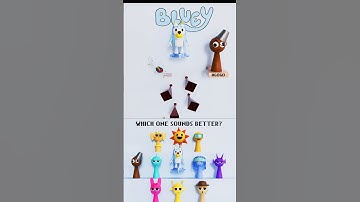Sprunki : Bluey Theme Sounds on Different Instruments