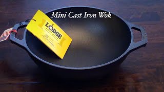 Lodge 6.25 Cast Iron Mini Wok