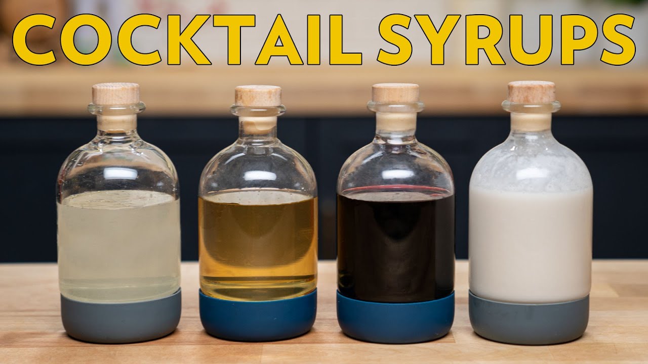 Members Basic Cocktail Syrups Vol 2 Grenadine, Cinnamon, Cream Of Coconut and Rich Simple YouTube