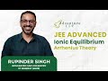 Ionic Equilibrium - Arrhenius Theory | JEE Advanced | AdventureIIT