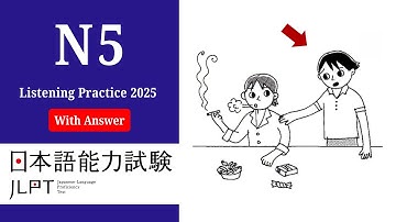 JLPT N5 Japanese Listening Practice Test with Answer 2025.ちょうかい