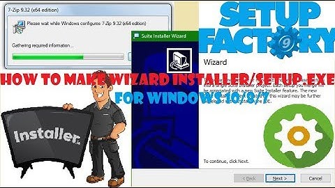 HOW TO CREATE AN INSTALLER FOR YOUR SOFTWARE IN WINDOWS 10/8/7