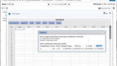SNHU Module 3 Video (HW Problems 1, 3, & 12)