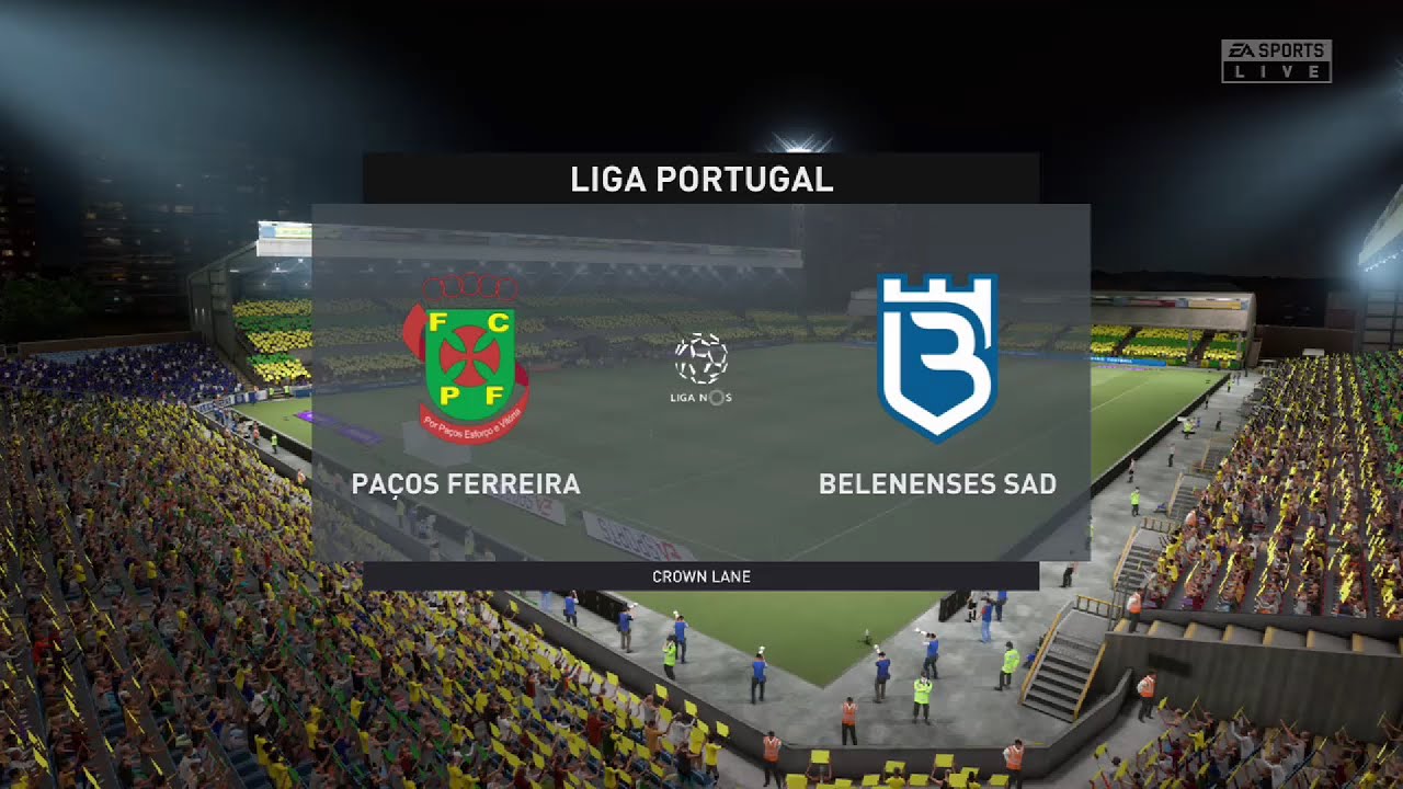 Pacos Ferreira Vs Belenenses Sad Liga Portugal 27 09 2021 Fifa 21 Youtube