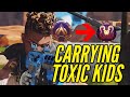 Carrying Toxic Kids In Pred Lobbies - APEX LEGENDS PS4