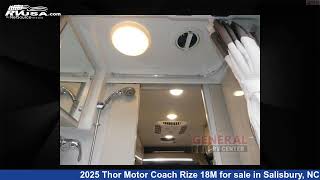 Beautiful 2025 Thor Motor Coach Rize Class B RV For Sale in Salisbury NC RVUSA com