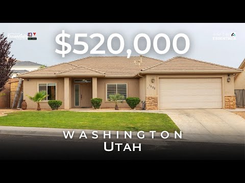 1500 E Mesa View Ln, Washington, UT home video tour