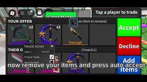 BEST MM2 TRADE SCAM AUTO FARM AND DUPE SCRIPT 2025 CHRISTMAS UPDATE (SCRIPT IN COMMENT)