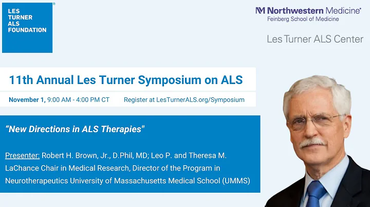 Keynote - New Directions in ALS Therapies