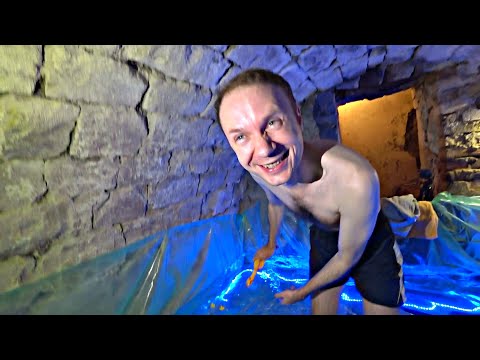 Видео: ✅Устроили Бассейн в Погребе 😨 Прорвёт или затопит?