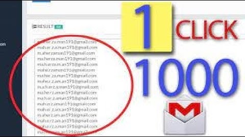 how to create unlimited gmail accounts in 1click in 2 minet 2000 gmails