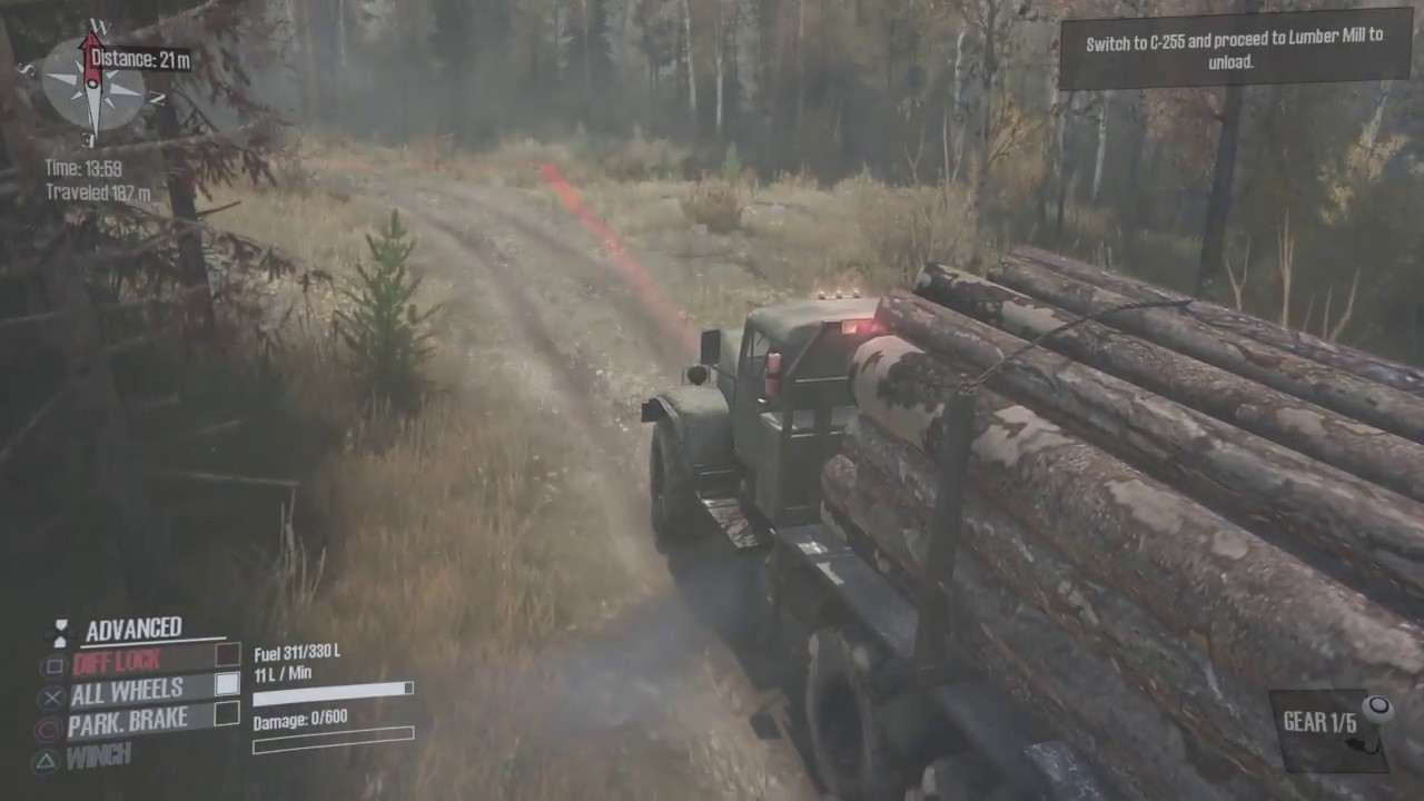 MudRunner Challenge: Repair & Refuel (All Stars, Pumpkin found!)