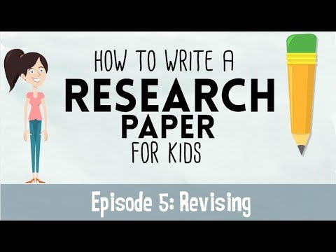 How to Write a Research Paper for Kids | Episode 5 | Revising