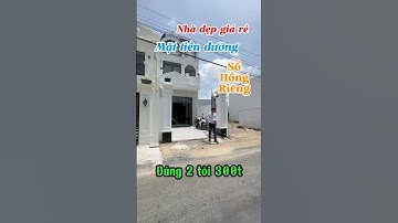 Nhà đẹp giá rẻ-mặt tiền đường nhựa 6m-sổ Hồng riêng-hoàn công-gần bình Chánh #shorts #youtubeshorts