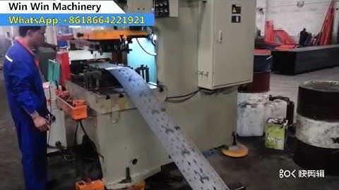 Storage shelf and racking punching/ Automatic storage rack punching hole machine Guangzhou/ Punching