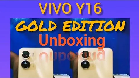 VIVO Y16 Unboxing || Review || First Impressions || Camera || Fingerprint & Face Unlock test gold