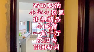 西双版纳小宝小区里出租精品小民宿一室一厅双阳台1300每月