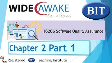 BIT SEM6 Software Quality Assurance Chapter 2 Part 1