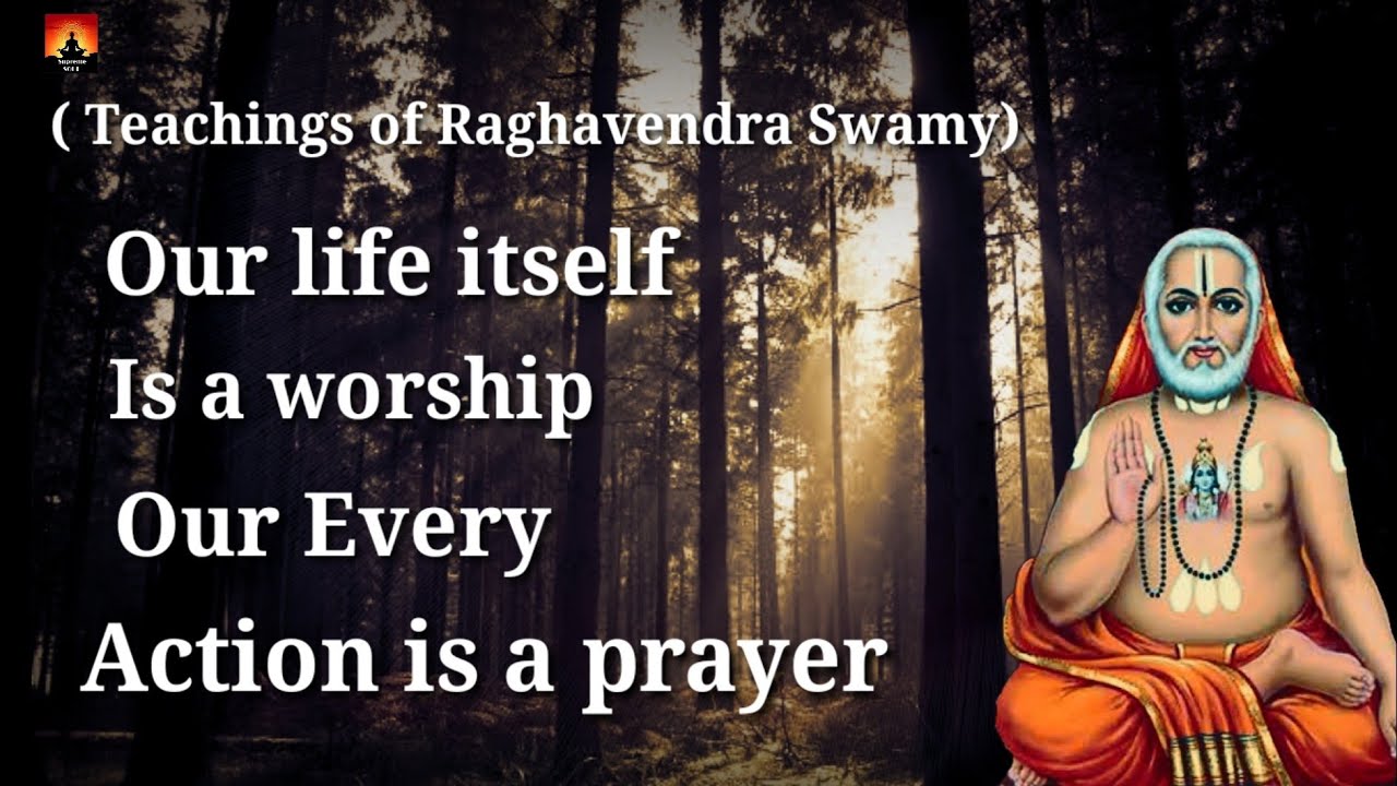 Final Message of Raghavendra Swamy before Entering Jeeva Samadhi ...