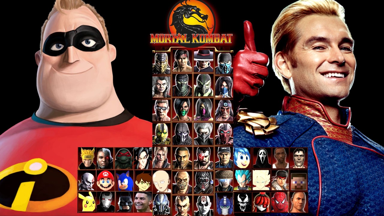 MORTAL KOMBAT 9 | MR INCREDIBLE & HOMELANDER | EXPERT TAG LADDER | GAMEPLAY (4K60FPS)