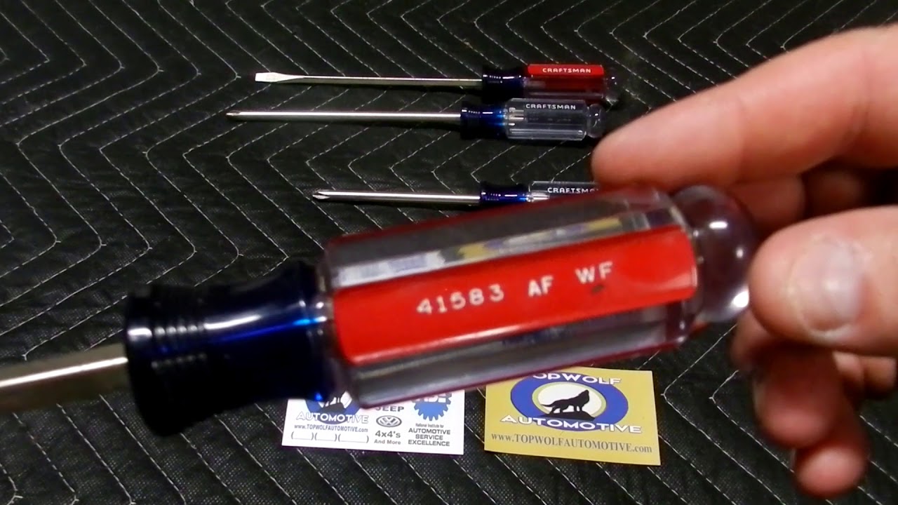 Screwdrivers That I Use YouTube