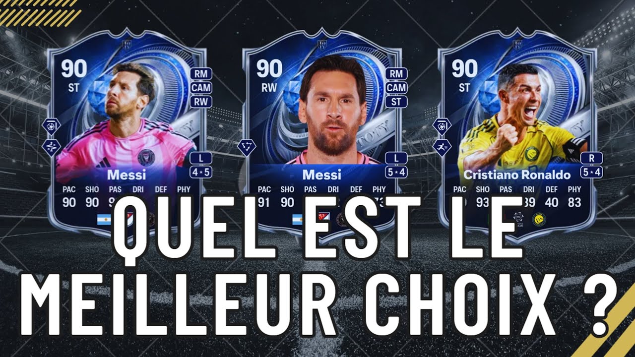 CR7 🆚 Messi qui choisir ? Quelle est la meilleure Evo sur Messi ? Mes conseils sur FC26 !