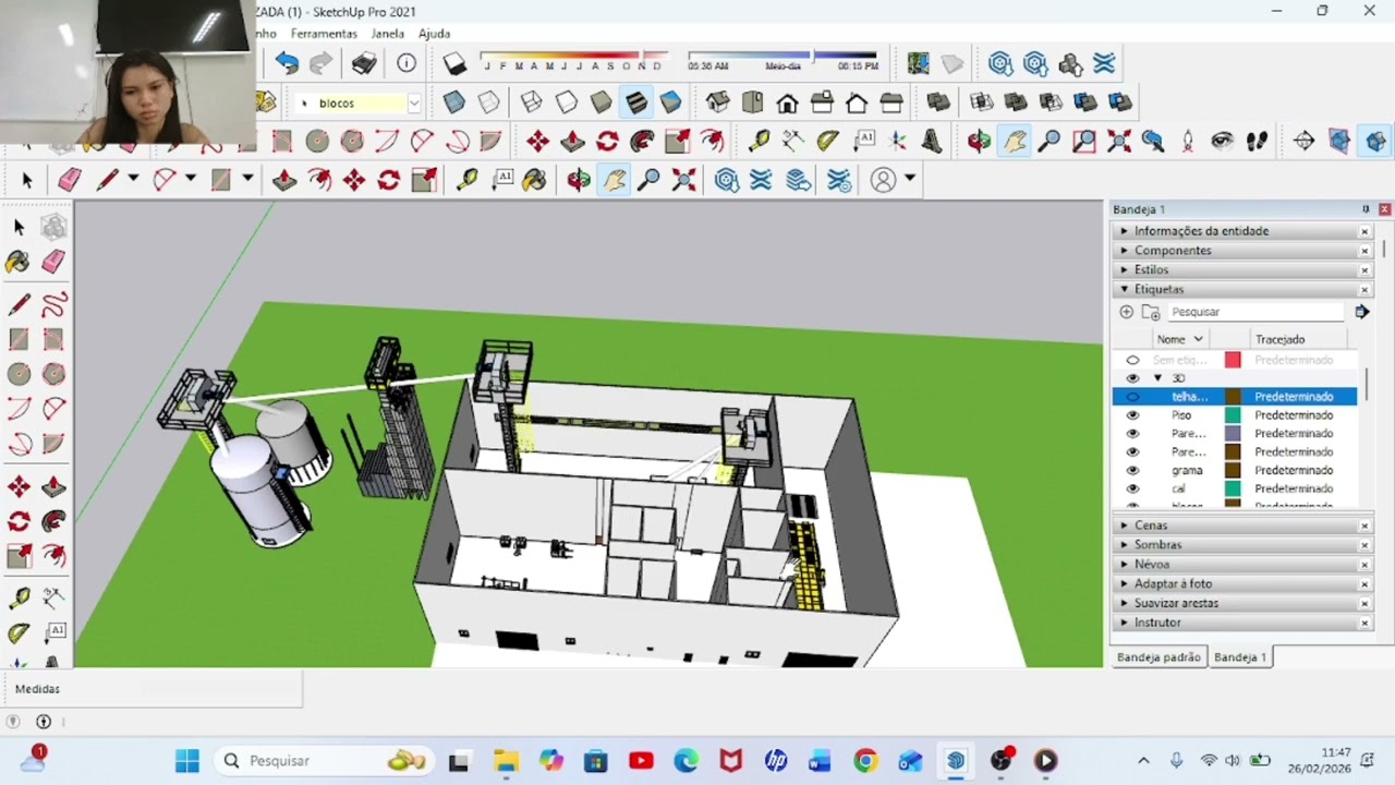 Beneficiamento de grãos | Projeto 3D 