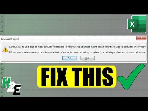Quickly Find and Fix Circular References in Excel