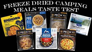 Freeze Dried Camping Meals Taste Test