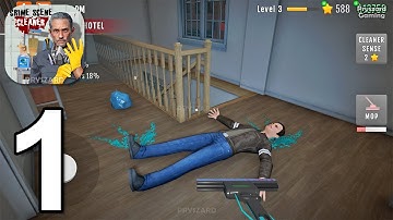 Crime Scene Cleaner 3D Mobile - Gameplay Walkthrough Part 1 Tutorial (iOS, Android)