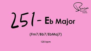 251 Eb Major Jazz Backing Track - 120 bpm