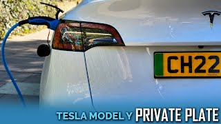 Tesla Model Y | My New Private Registration - How To Change Plates