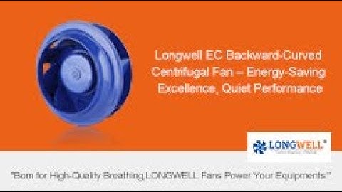 Longwell EC Backward-Curved Centrifugal Fan – Energy-Saving Excellence, Quiet Performance