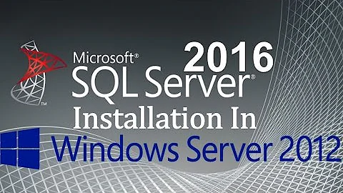 SQL Server 2016 Installation in Server 2012 R2