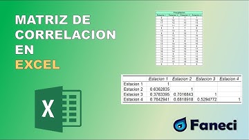 CALCULAR LA MATRIZ DE CORRELACION EN EXCEL📚✅