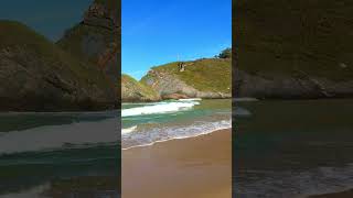 El abrazo del azul. Playa de San Román (O Vicedo)