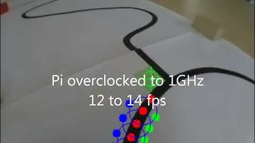 Raspberry Pi linefollower: camera view