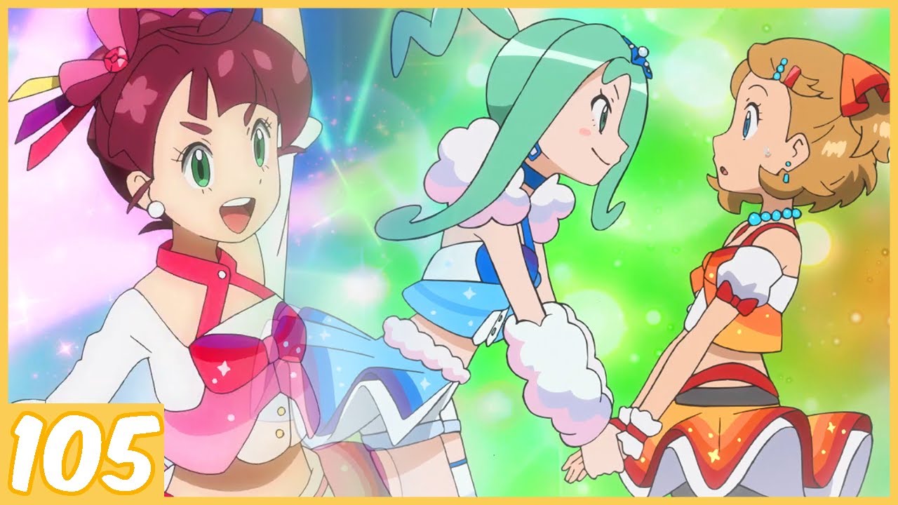 Serena Returns Ash Vs Wallace Chloes Performance Pokemon Journeys Episode 105 Review 