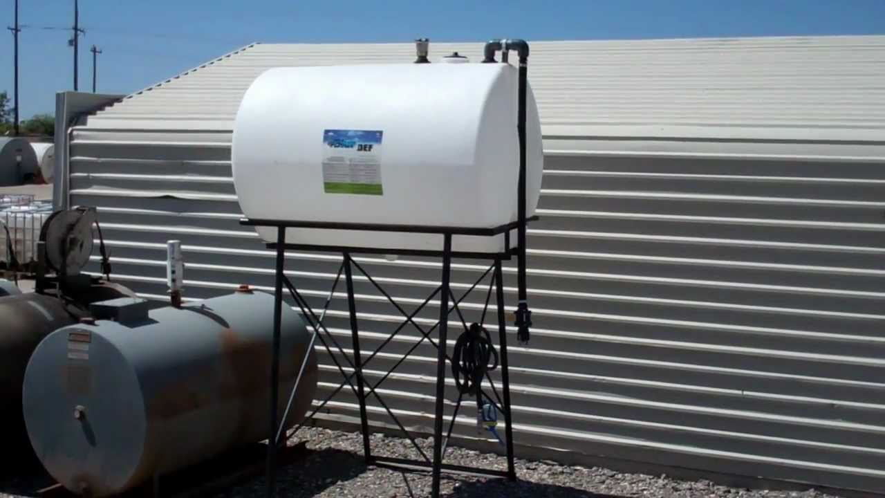 300 Gallon Elevated DEF tank w/ Short fill tube 8668668611 YouTube