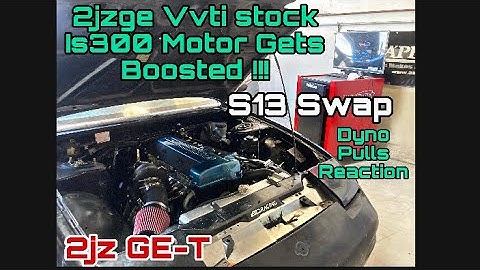 2jzge-T is300 Dyno Pulls Reaction S13 stock engine Jullian s13!final